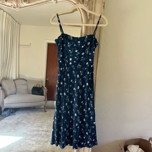 Realisation Par Amelia midnight blue midi dress